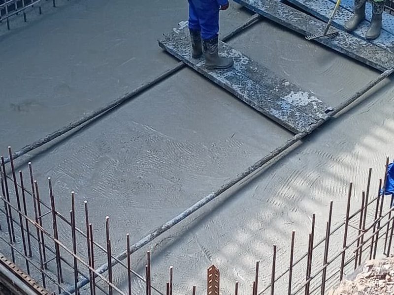 Reinforced concrete works at Bizana Shopping Centre